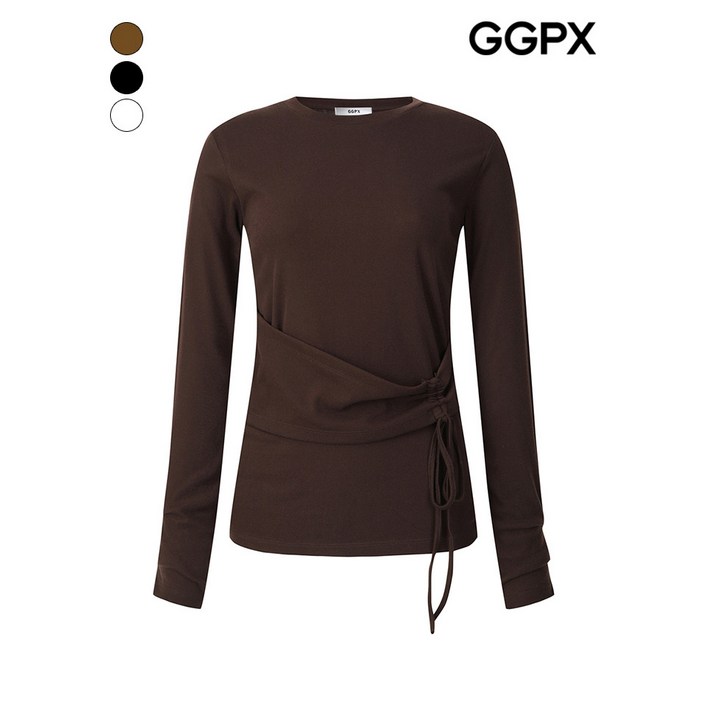GGPX 허리 랩스타일 티셔츠 GP8TS010F