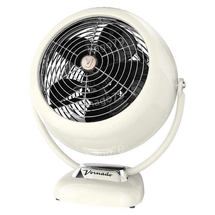 Vornado VFAN Sr. 빈티지 팬 냉각 레트로 메탈 에어 서큘레이터 3단조절, 브이판 시니어, 2. 빈티지 화이트