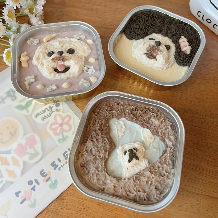 스위트피피 강아지 수제간식 반려견 생일케이크 보틀케이크, 1개, 2kg