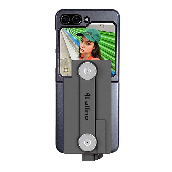 오토바이 배달대행 라이더 삼성 갤럭시 Z플립5 F731 투명 젤리케이스와 C타입 충전패드 자석거치대 젠더 딱판 찍판