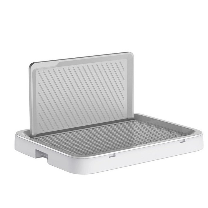 리프리 강아지 반려견 그물망 배변판, 특대형,화이트그레이, 1개