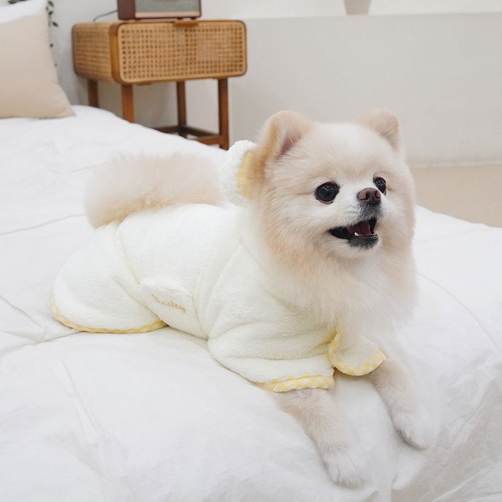 베일리 드라이 샤워 가운 강아지수건 애견 목욕 펫타올