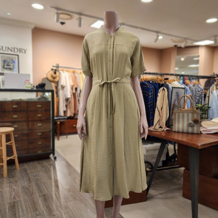 BCBG [올앤선드리] 모나OP 원피스 _  A4M4O612  81   [L/KHAKI]