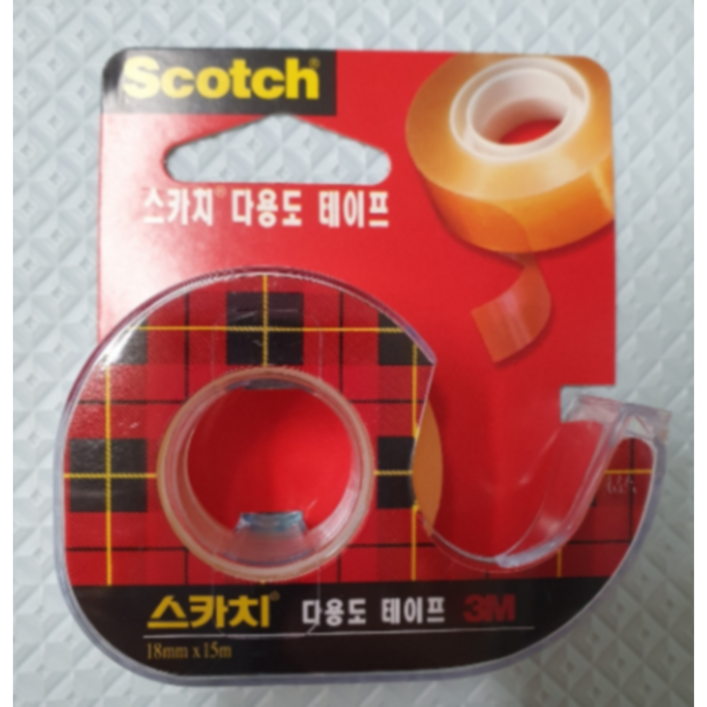 쓰리엠 다용도 테이프 디스펜서 581 18mm x 15m, 3개