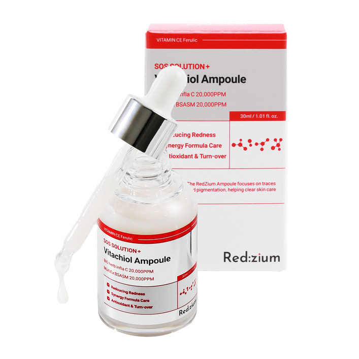 레드지움 재생 앰플 비타민 C E 페룰릭 미백 세럼 비타치올