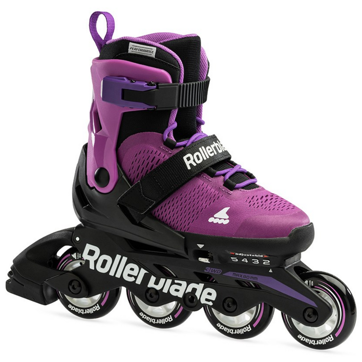 롤러블레이드 마이크로블레이드 아동 인라인 퍼플블랙, 선택완료, 1개