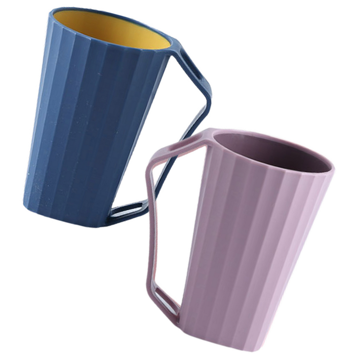 (2P) 코코리브 파스텔 거꾸로양치컵 욕실 칫솔꽂이 물빠짐 칫솔컵