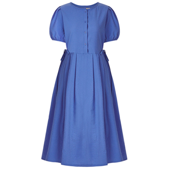 사이드 스트랩 핀턱 시어서커 원피스VFI6M1OP3211