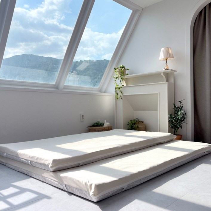 탑토퍼 매트리스 8cm 단단한 토퍼 딱딱한 바닥 허리에좋은 디스크 하드 싱글 슈퍼싱글 퀸 라지킹