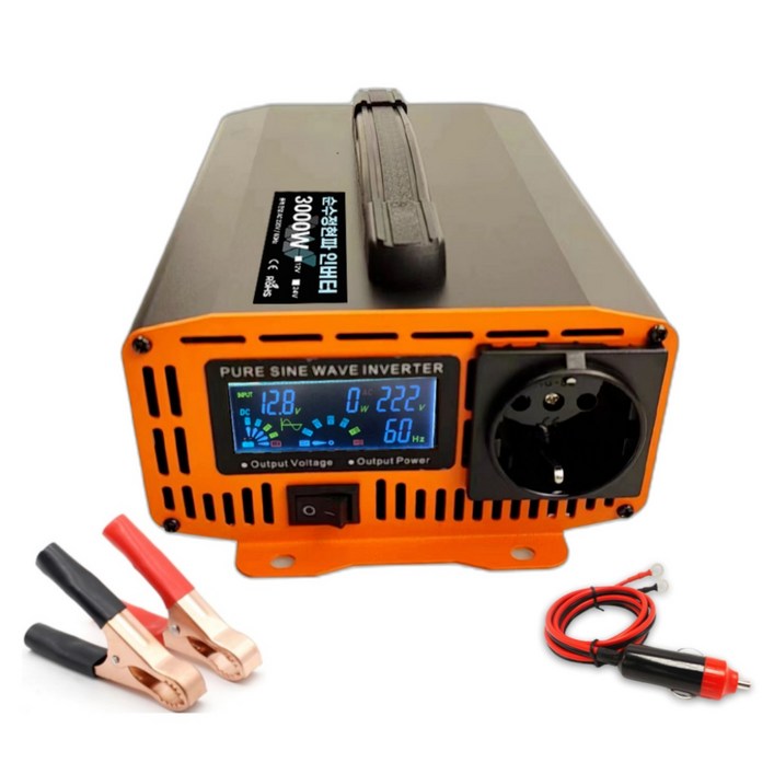 한국형 순수정현파 인버터 60Hz 차량용 220V 고출력