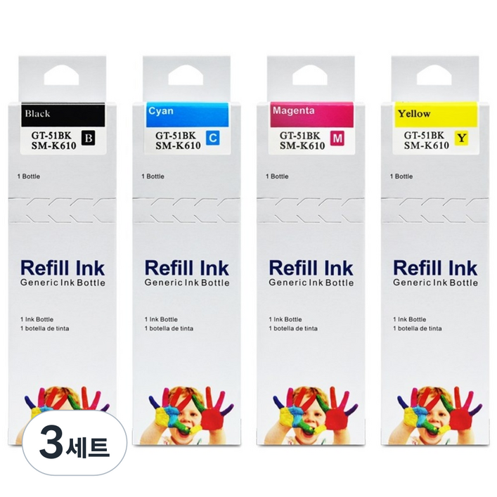 잉크다파라 삼성 호환잉크 INKK610 세트