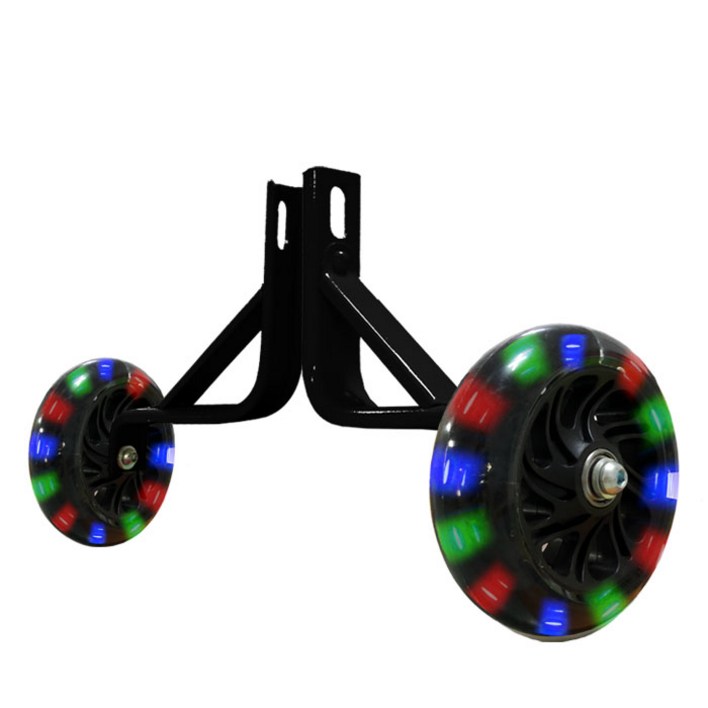 조코 LED 보조바퀴 체인자전거 전용 B타입, 블랙, 13.5cm