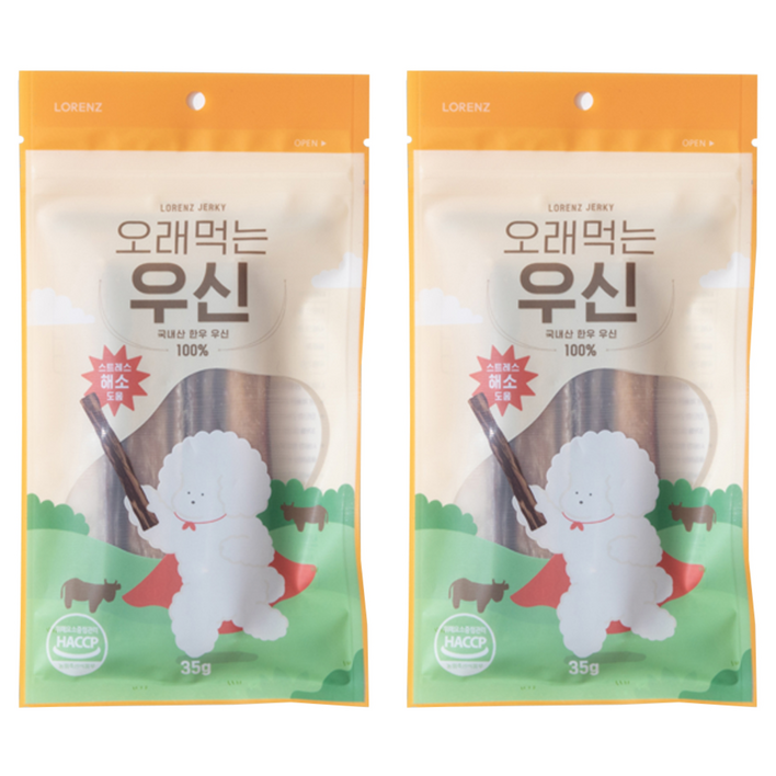 로렌츠 강아지 오래먹는 우신 건조간식 5p