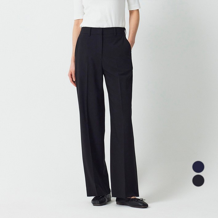 JAJU자주 여성용 노턱 슬랙스