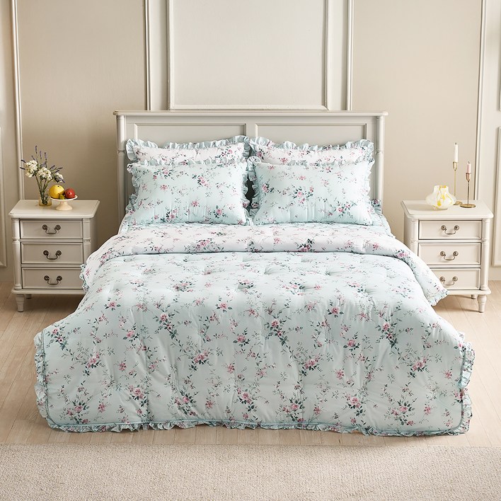 로라애슐리 셀리나 60수 아사면 간절기이불