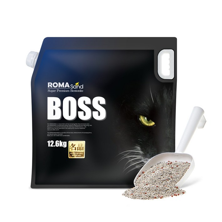 로마샌드 보스 프리미엄 고양이모래 캡형