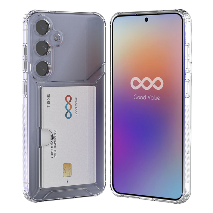 굿밸류 클린핏 카메라보호 2장 카드 휴대폰 케이스