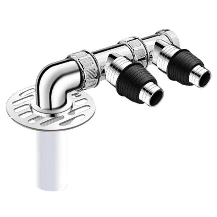 더자카 세탁기 하수구 배수 트랩 2구