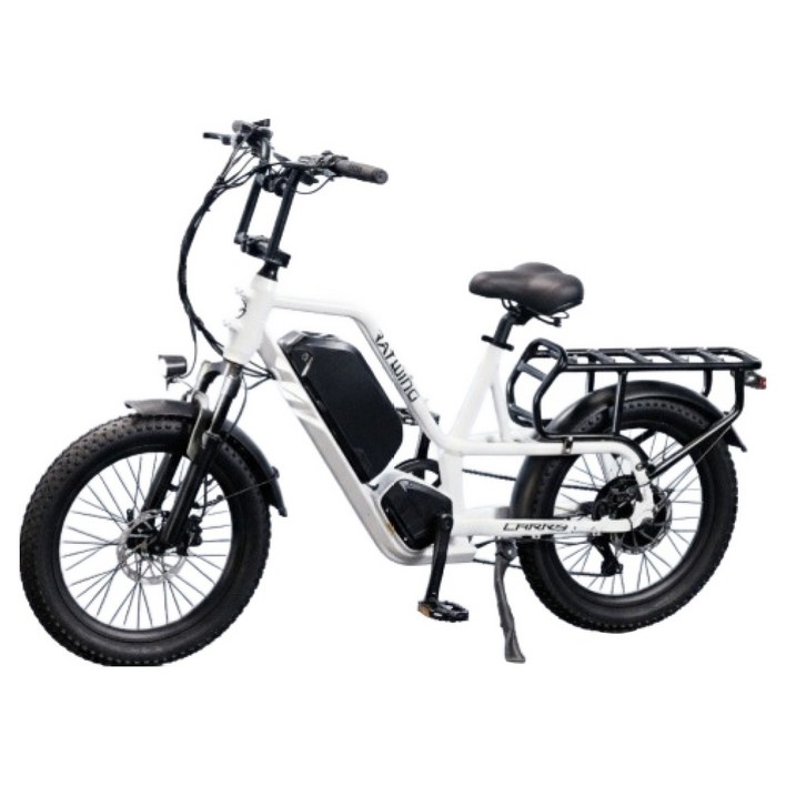 레이윙 캐리 삼성셀 배터리 20Ah 전기자전거 고객직접설치, 펄 화이트, 알루미늄