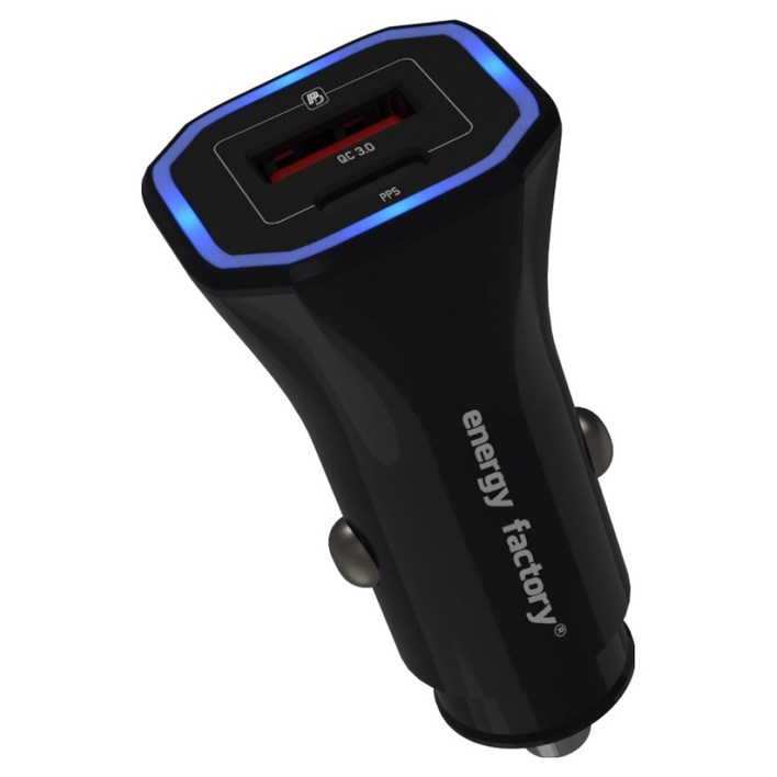에너지팩토리 PD 43W 2포트 차량용 시거잭 고속충전기