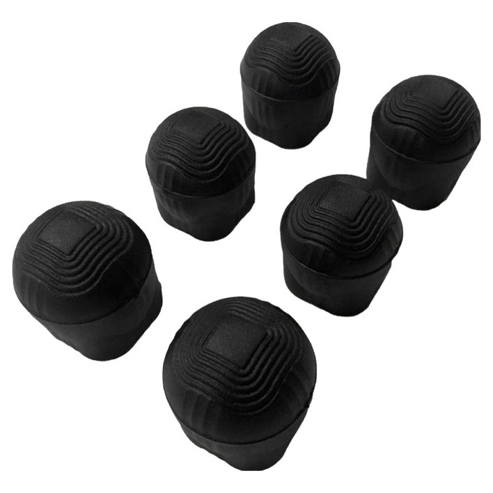 홀리데이코리아 국산 캠핑 슬라이드 폴대 전용 하단 보호캡 세트 블랙