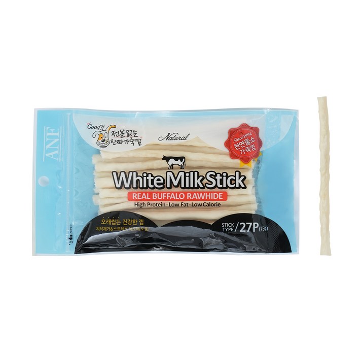 ANF 강아지 화이트 스틱 가죽껌 27p