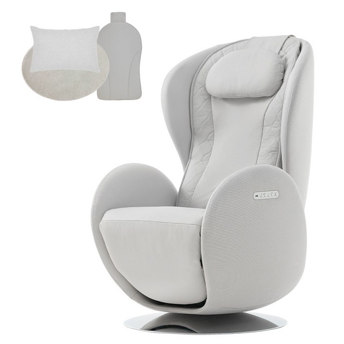 누하스 루나L 리클라이너 안마의자 + 전용쿠션 + 등패드 + 원형러그 방문설치