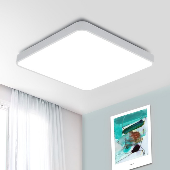 코콤 플러스 LED 방등 50W, 주광색흰색빛