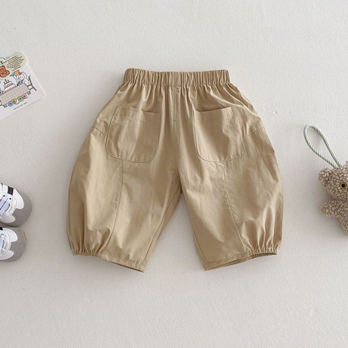 엠케이 아동용 포켓벌룬 밴딩 8부팬츠