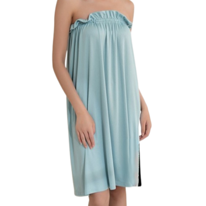 꾸지 가벼운 사우나 샤워가운 80 x 110 cm, 그린, 1개