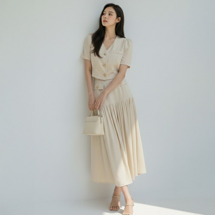 비비에모 밀레노 자켓 + 스커트 정장 세트 12755