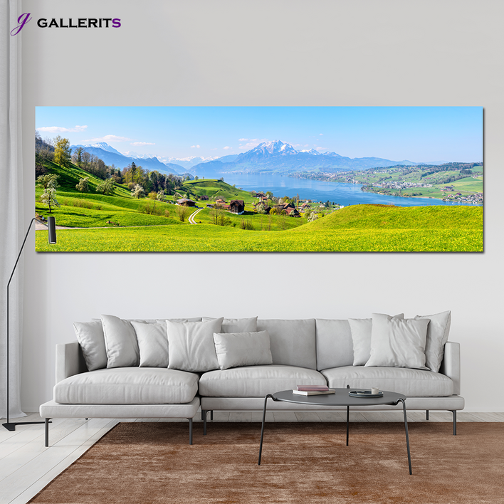 갤러리츠 스위스 풍경그림 물그림 산그림 거실 안방 풍수지리 가게오픈선물