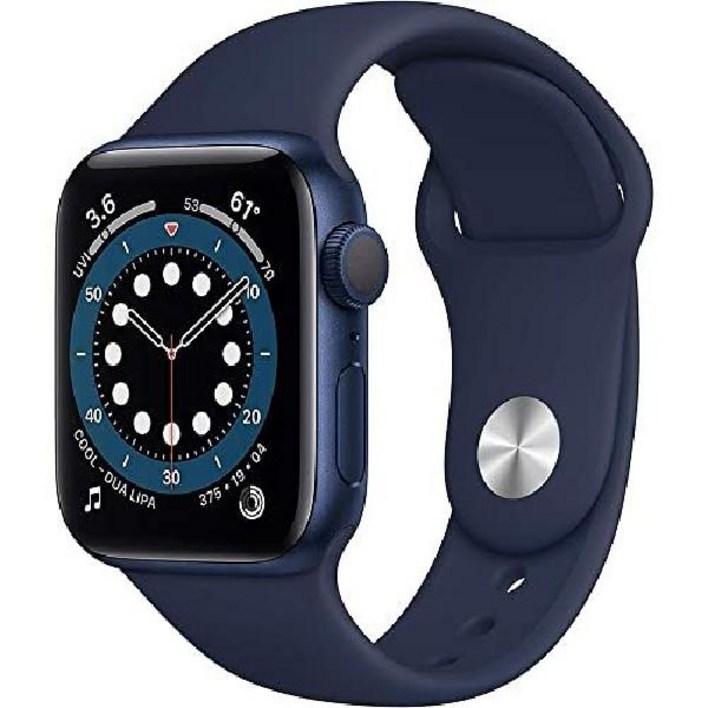 애플워치 Series 6 (GPS + Cellular  44mm) - 스페이스 그레이 알루미늄 케이스 블랙 스포츠 밴드(리뉴얼)