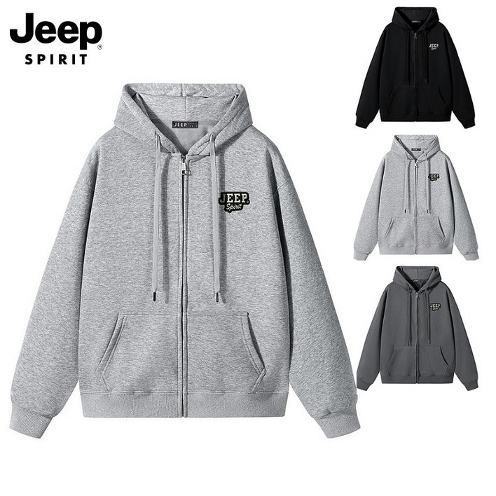 JEEP spirit 지프스피릿 남.여 공용 기모 후드집업 JPHJ26AXW310R JEEP spirit 지프스피릿 남.여 공용 기모 후드집업 JPHJ26AXW310R