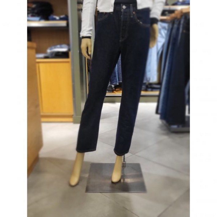 백화점 리바이스 여성501 오리지널 스트레이트 버튼 일자 생지 청바지 사계절용 125010384 아울렛