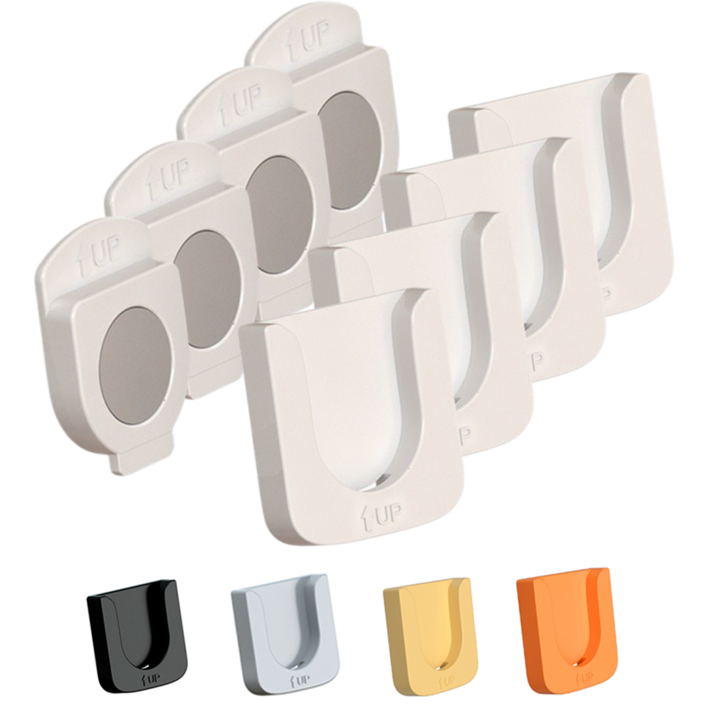 2세대 개선품, 4개SET 자석 리모컨 거치대, 1세트, 화이트