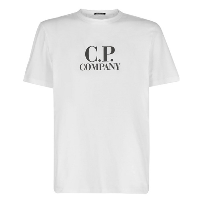 CP컴퍼니 머서라이즈드 로고 티셔츠 화이트  12CMTS040A-006130G-WHITE 73,900