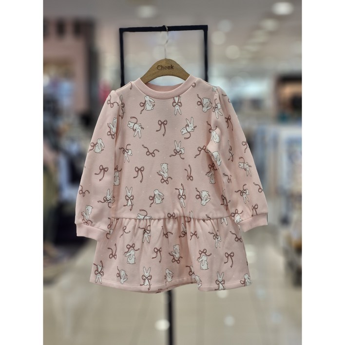 치크 여아 융기모 전판 원피스 CKOM25T1G