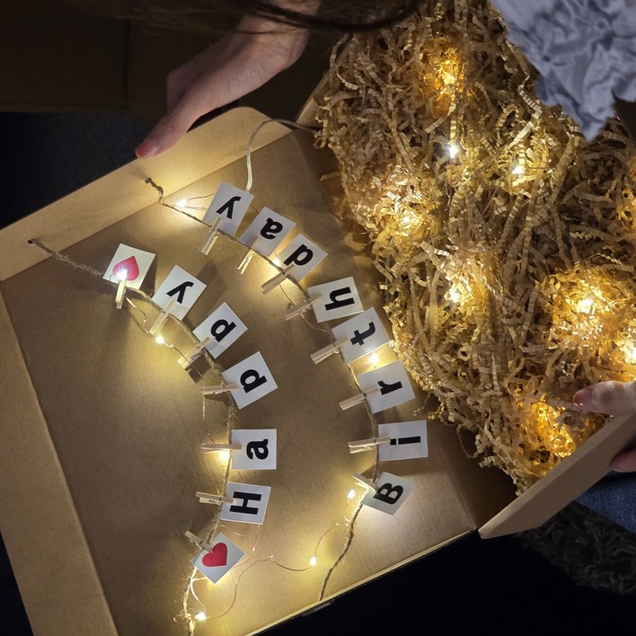 기념일 생일 이벤트 선물상자 가랜드박스