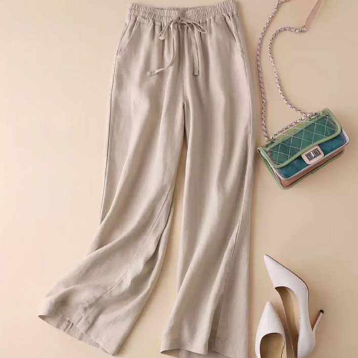 레이디 매직lady magic 여름 여자 여성 면 마 린넨바지