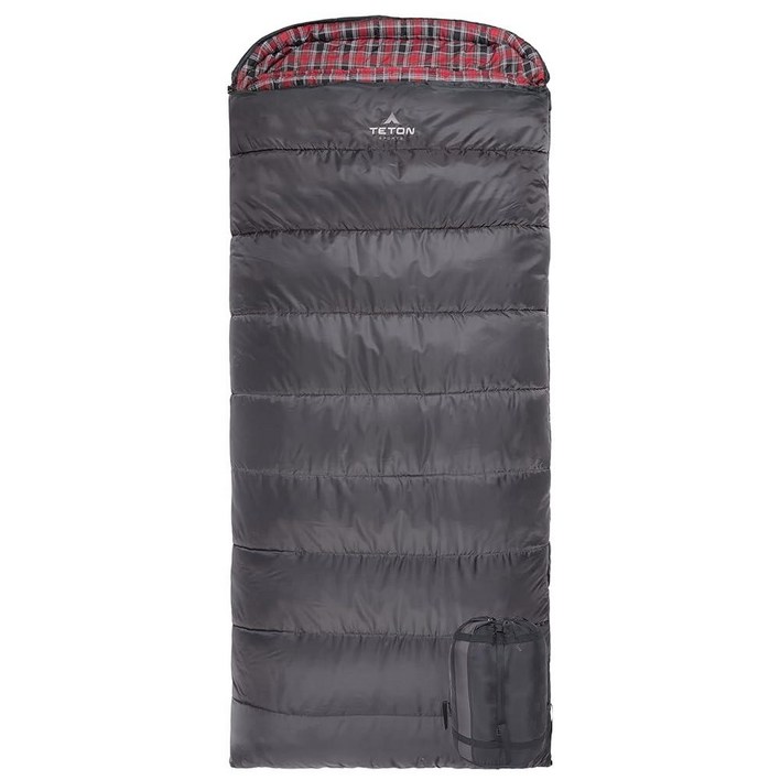 TETON Sports Celsius XL 25F 침낭 추운 날씨용 침낭 가족 캠핑에 적합 무료 압축 가방 229722