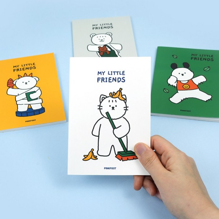 꼬망 미니 유선수첩 버전2 4종 2개씩 8개 1세트