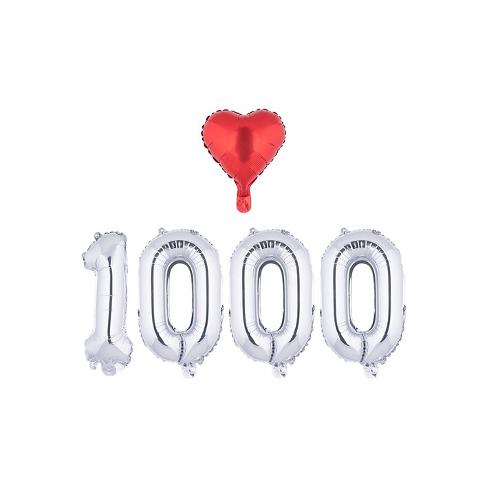 아트포유 1000일 천일 풍선 이벤트 세트 5P