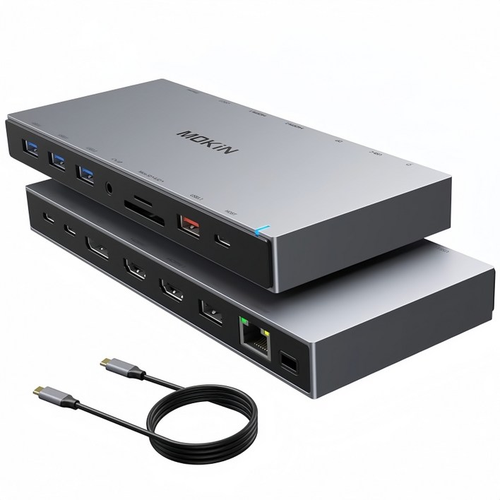 모킨 15 in 1 C타입 hdmi 허브 맥북 독 썬더볼트 도킹스테이션