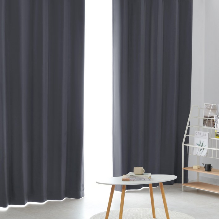 HOMERA 호메라 호텔식 4중 암막 커튼 거실용 침실용 통기성 초극세사 커튼세트 아일렛형 핀형 맞춤제작