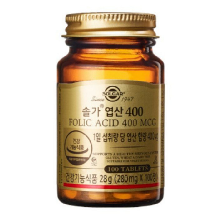 엽산 400 280mg x 100정 M, 1개