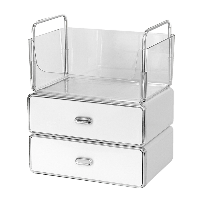 [품절대란템] 루시아이 모던 스퀘어 화장품 정리함 3단