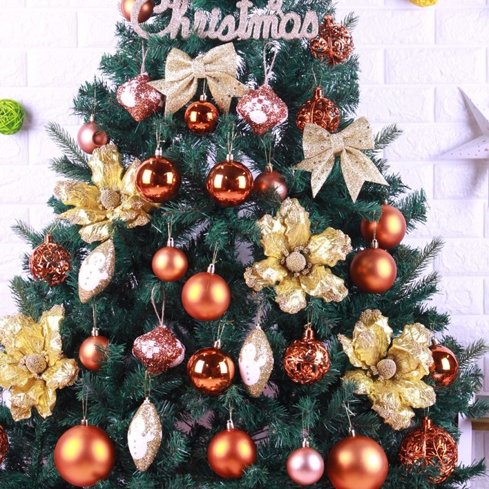 트리킹 크리스마스 트리용 오너먼트 장식세트, 1세트, 골든 나이트