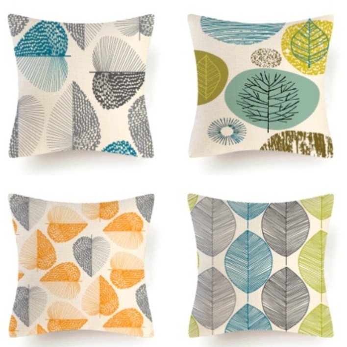 앤딜 우리집 맞춤 인테리어 훈훈한 쿠션커버 4종세트