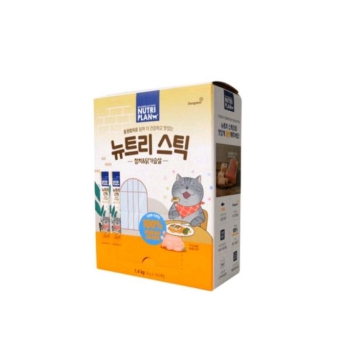 동원 뉴트리플랜 뉴트리스틱 고양이 간식 츄르 대용량
